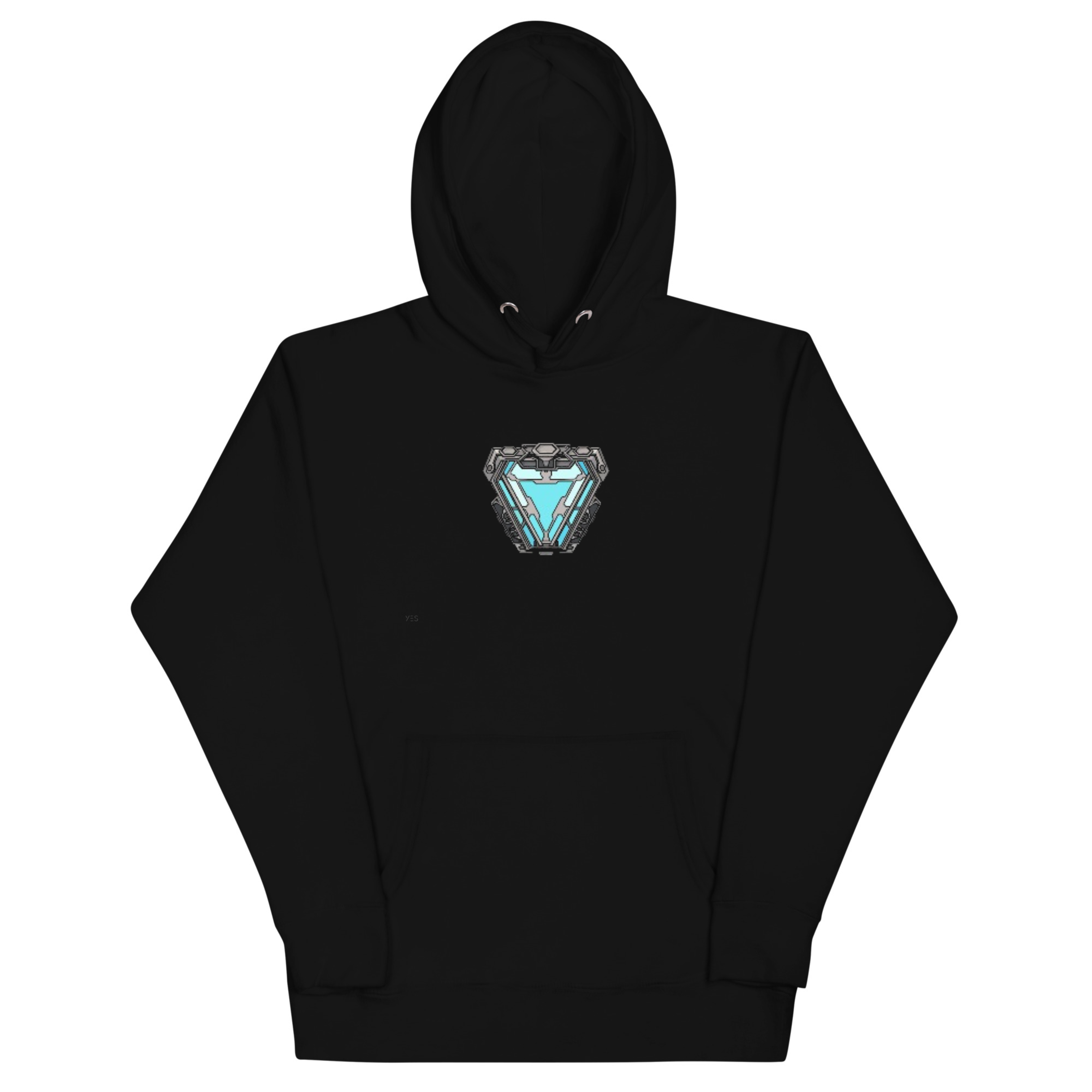 Arc Reactor Iron Man Hoodie - Black