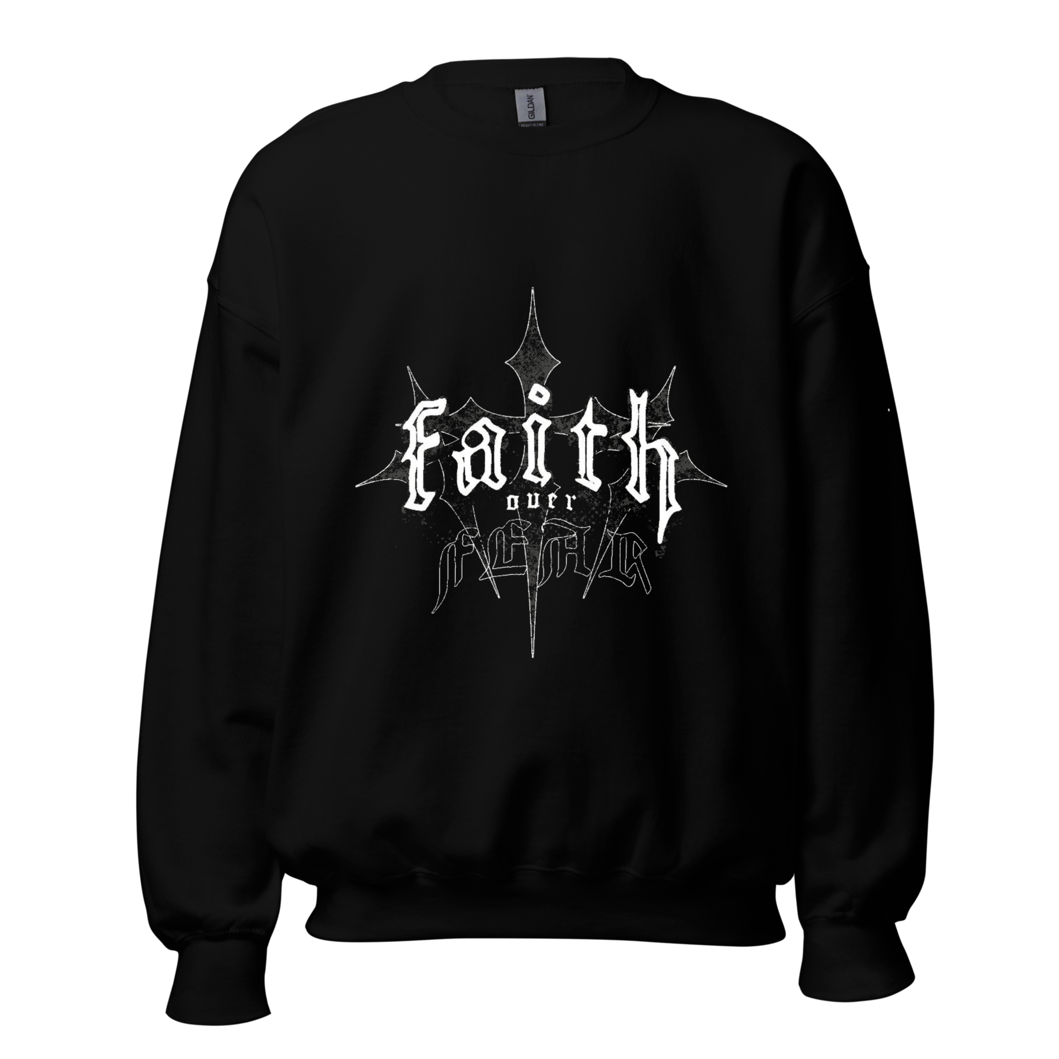 Faith Over Magic Sweatshirt - Black Crewneck