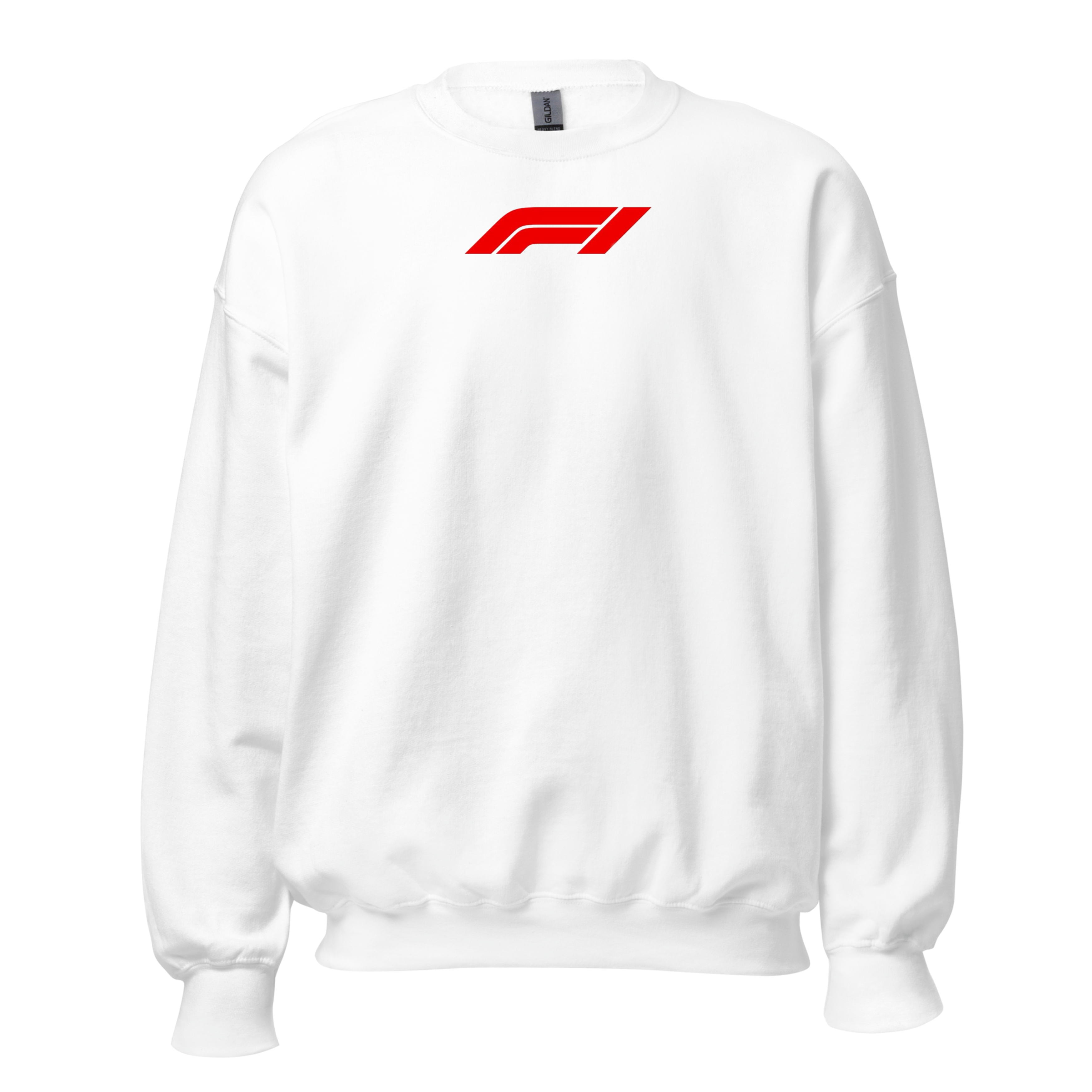 F1 Formula Minimalist Sweatshirt - White Crewneck