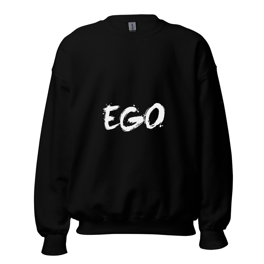 Ego Skeleton Wings Sweatshirt - Black Crewneck