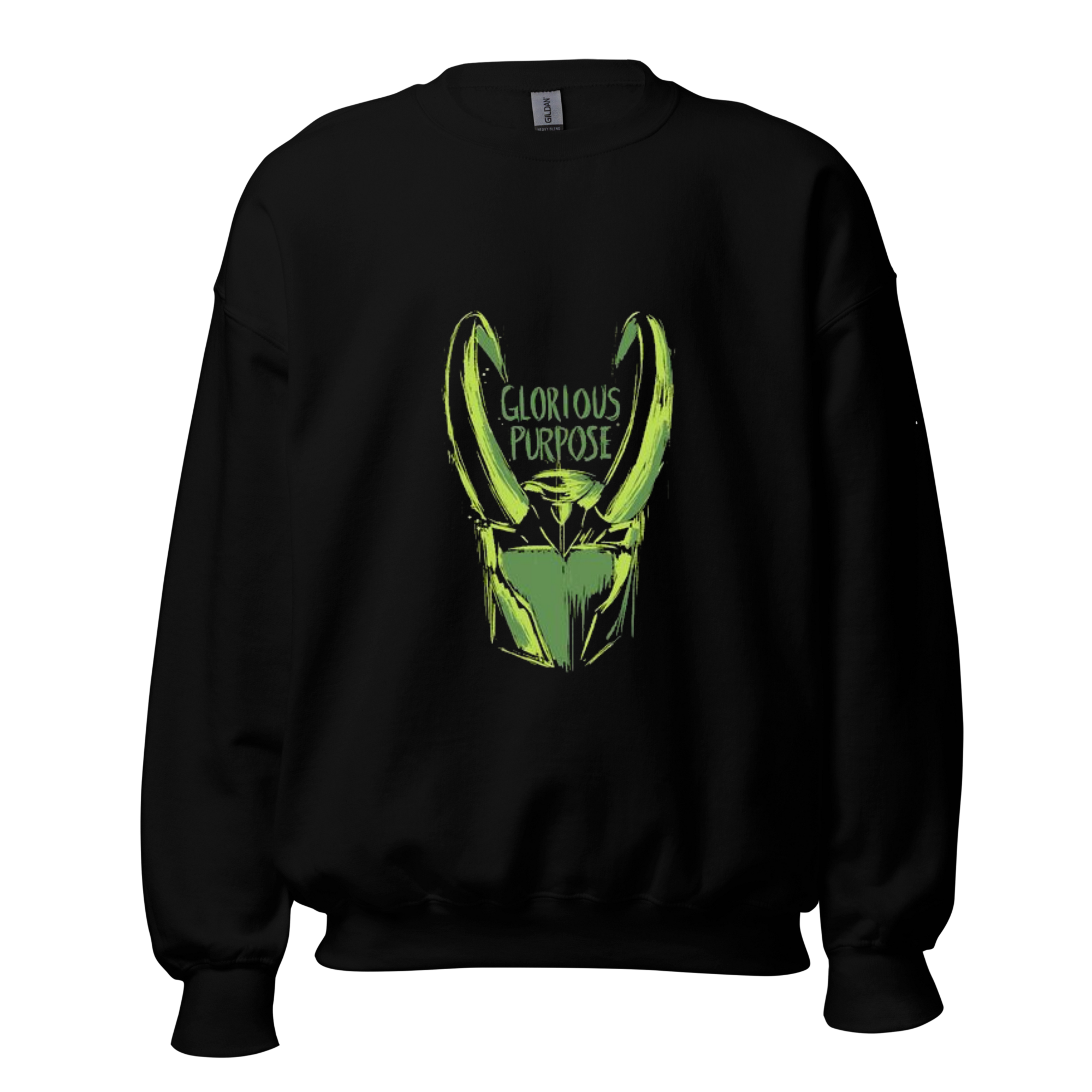 Loki Glorious Purpose Sweatshirt - Black Crewneck