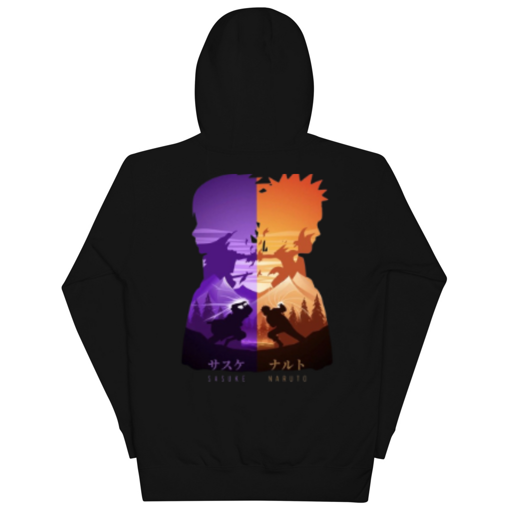 Naruto Sasuke Dual Silhouette Hoodie