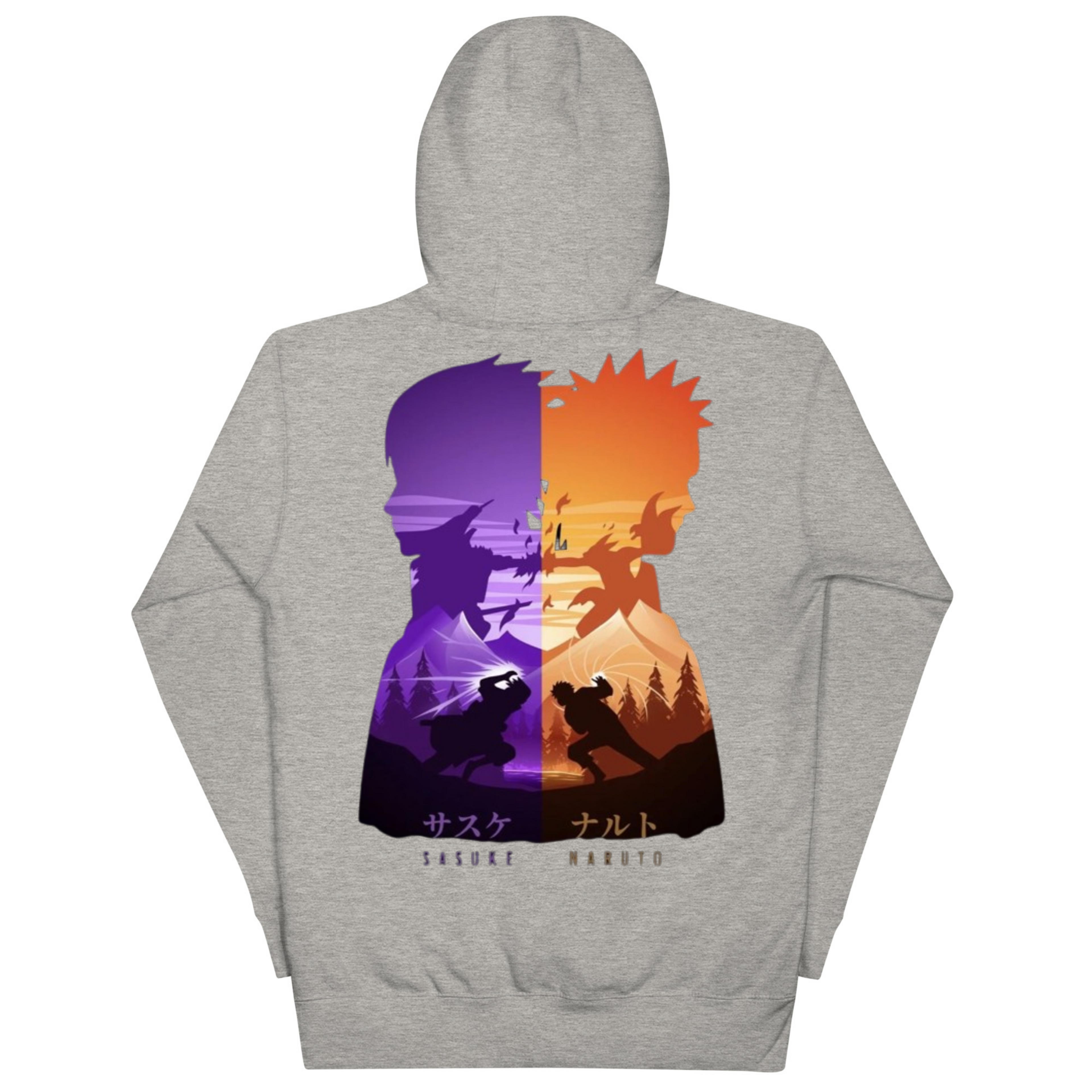 Naruto Sasuke Dual Silhouette Hoodie