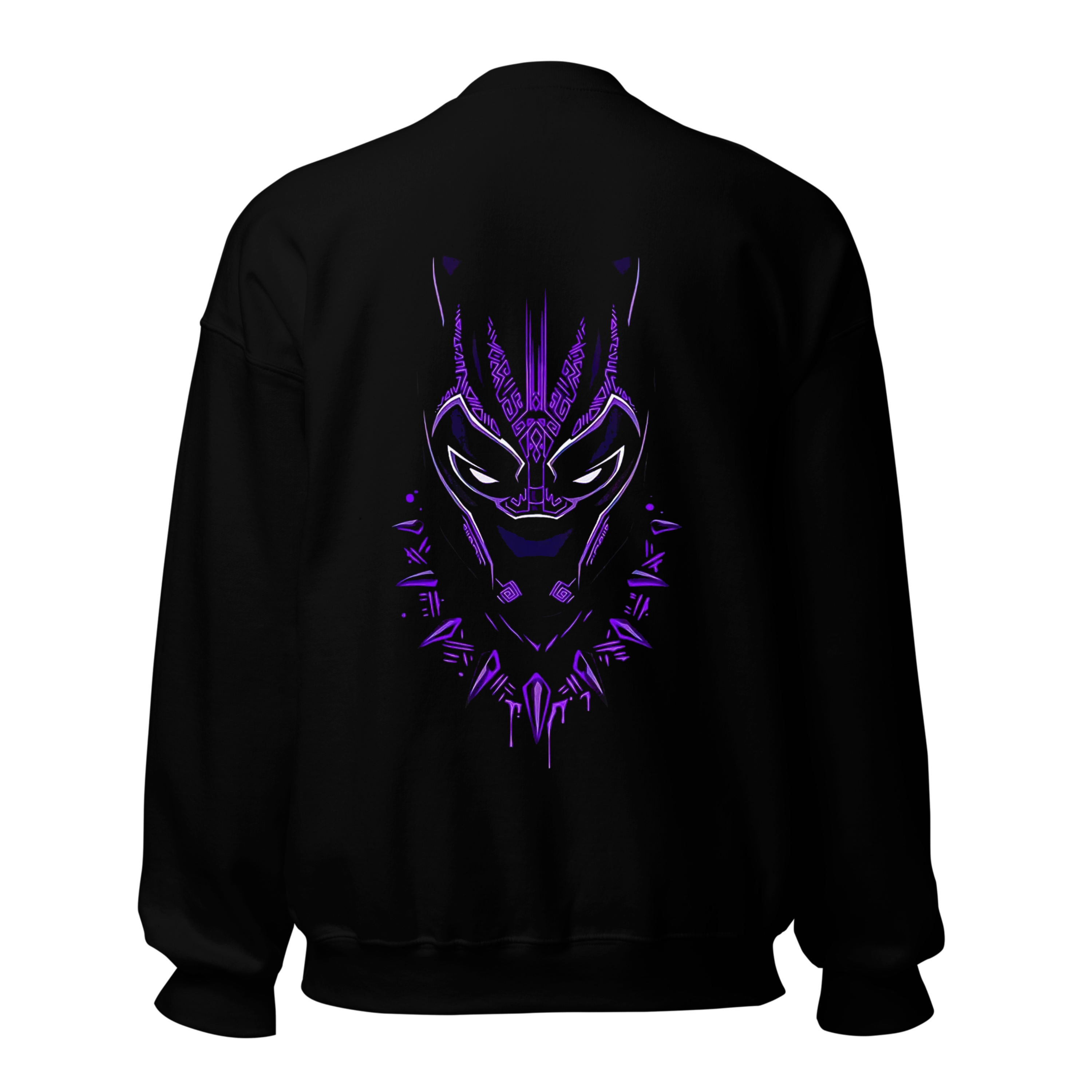 Black Panther Wakanda Forever Sweatshirt - Black Crewneck