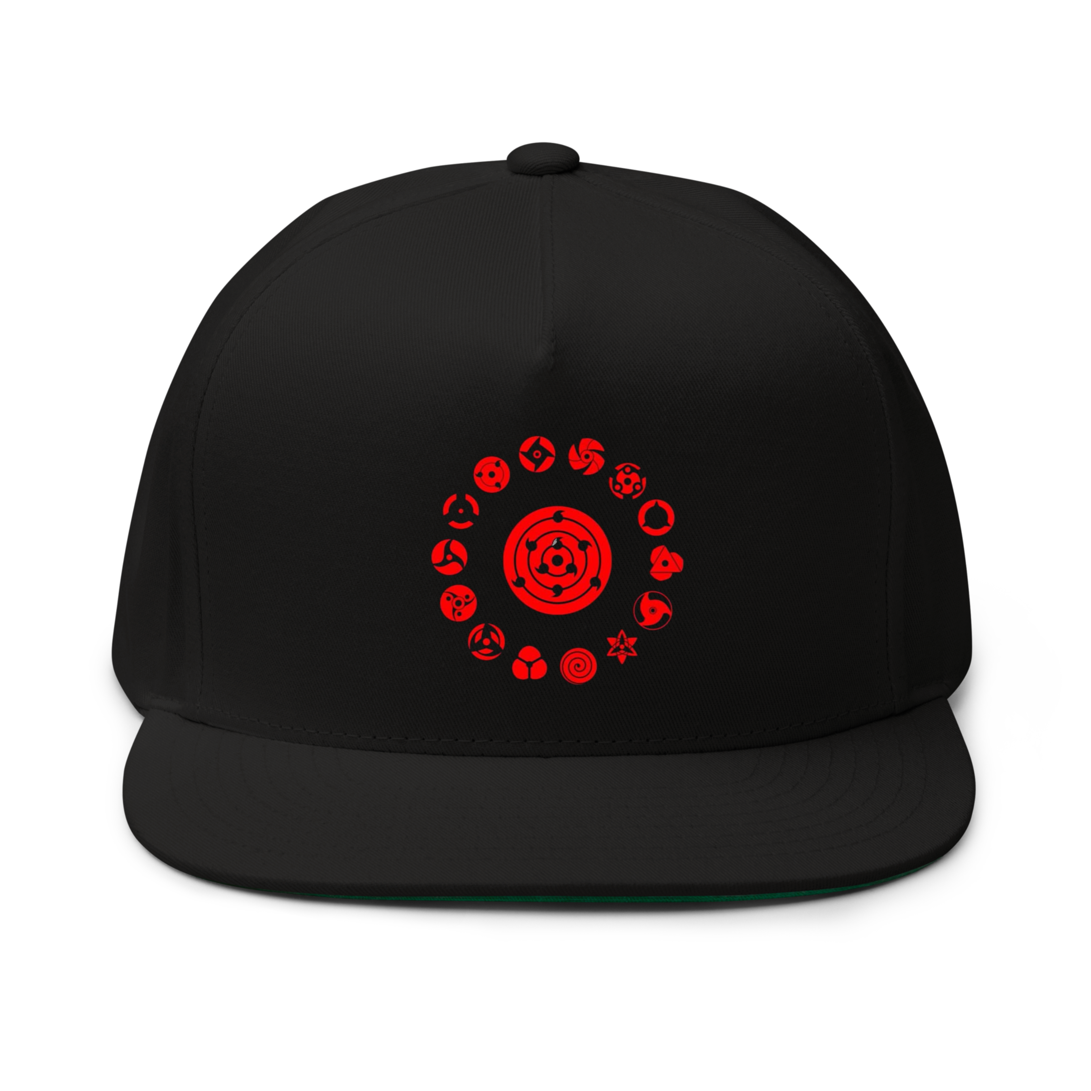 Naruto Sharingan Circle Hat - Black