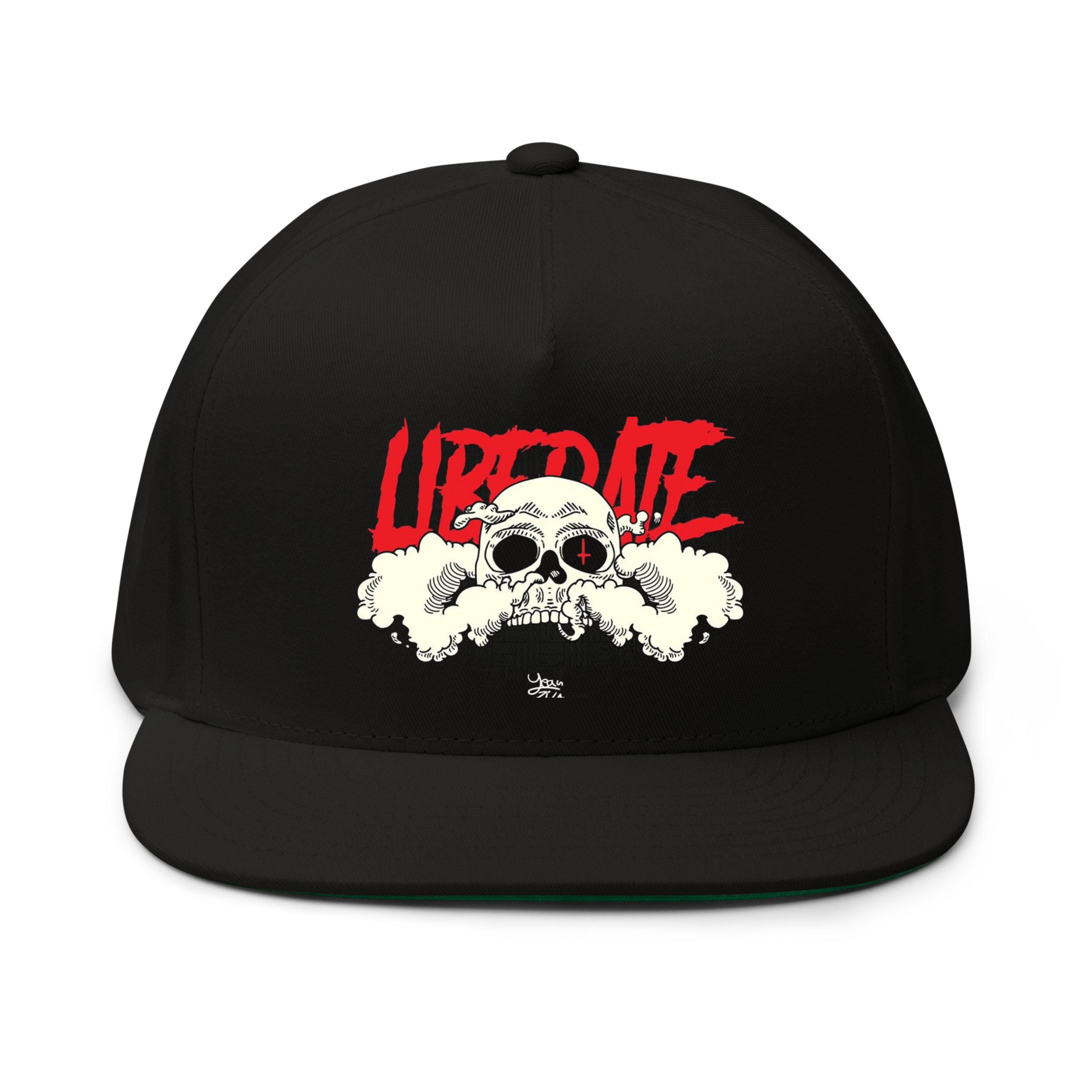Liberate Skull Smoke Hat - Black