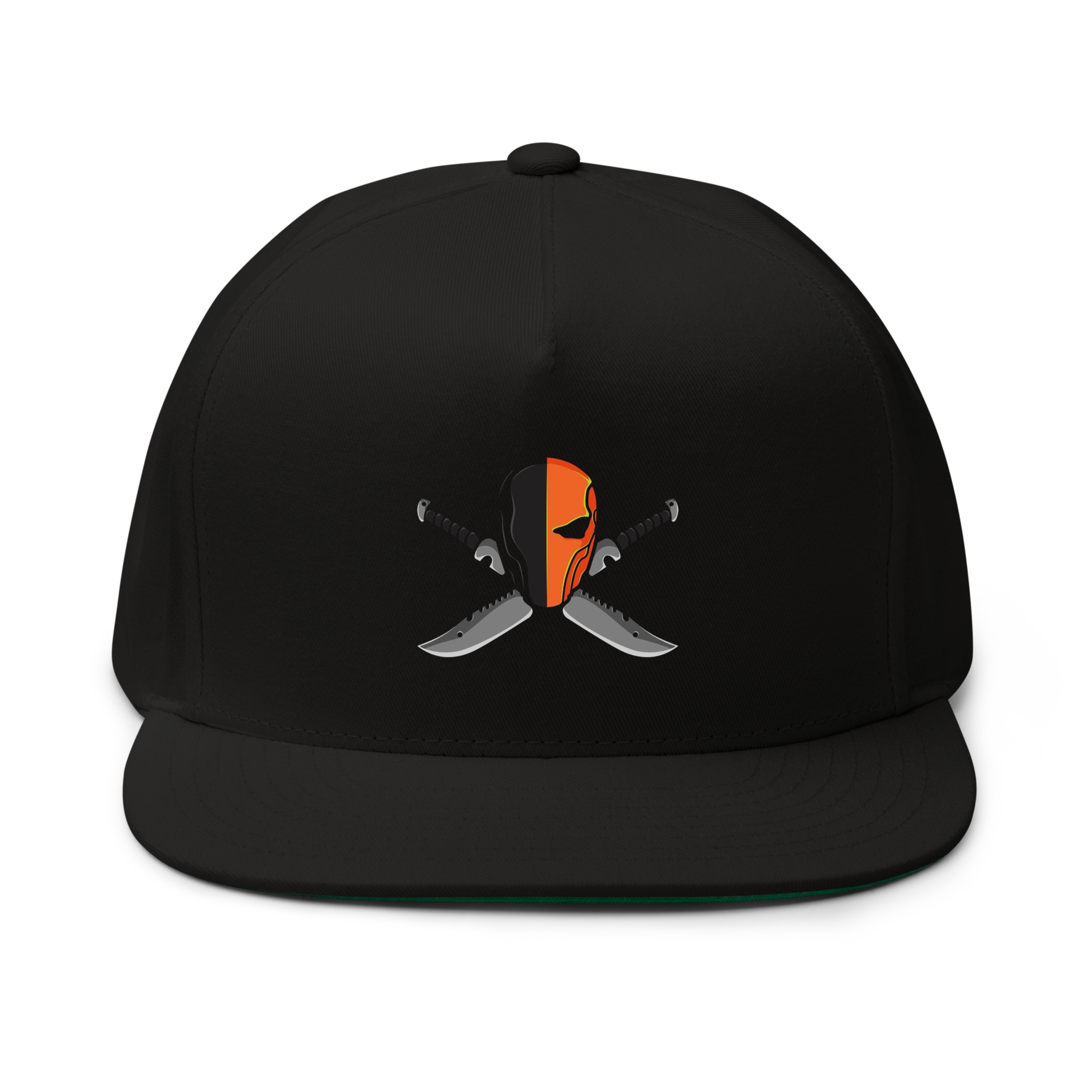 Deathstroke Mask Crossbones Hat - Black