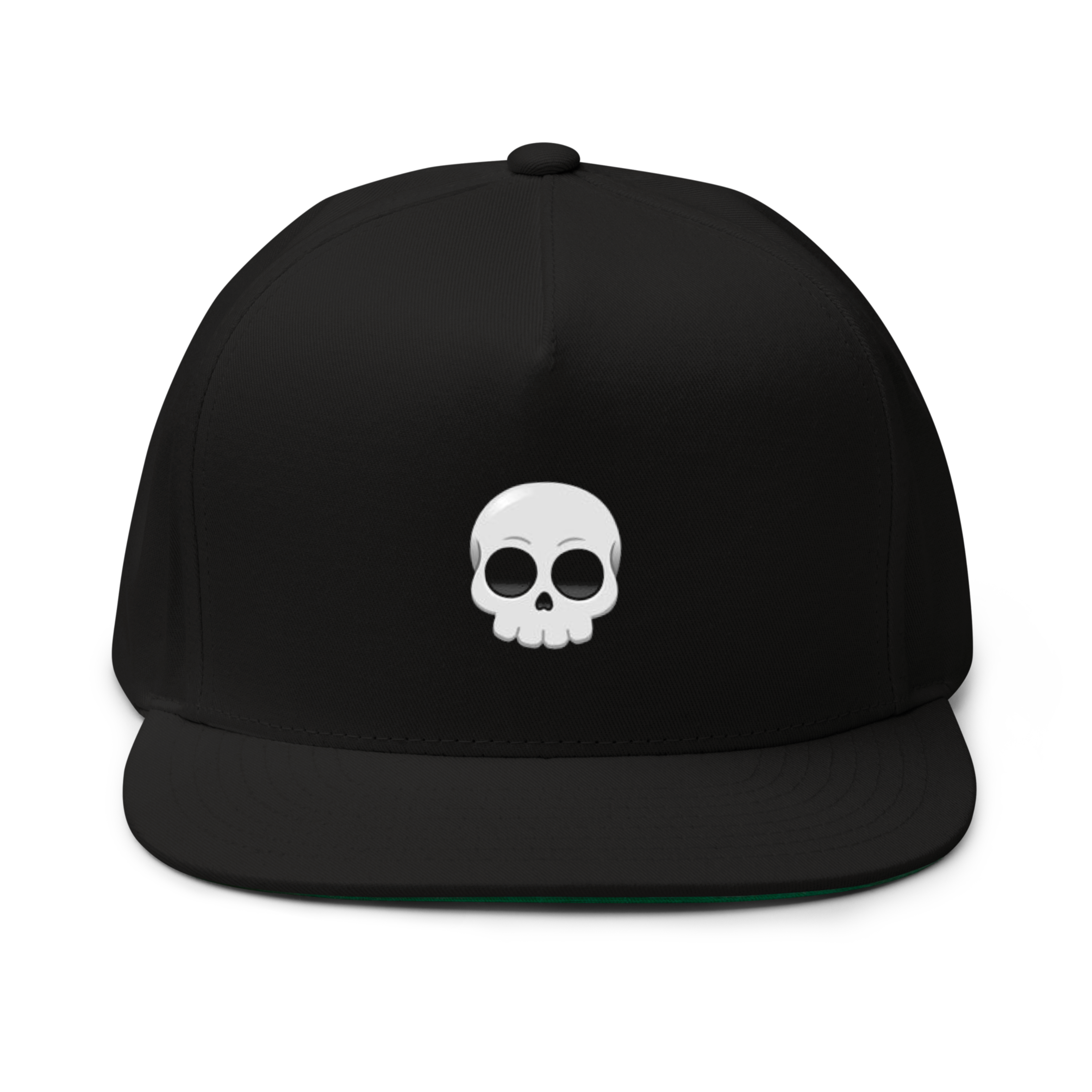 Minimalist Skull Hat - Black