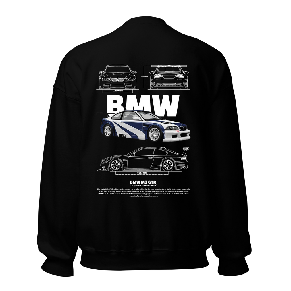 BMW M3 GTR 50 Sweatshirt - Black Crewneck