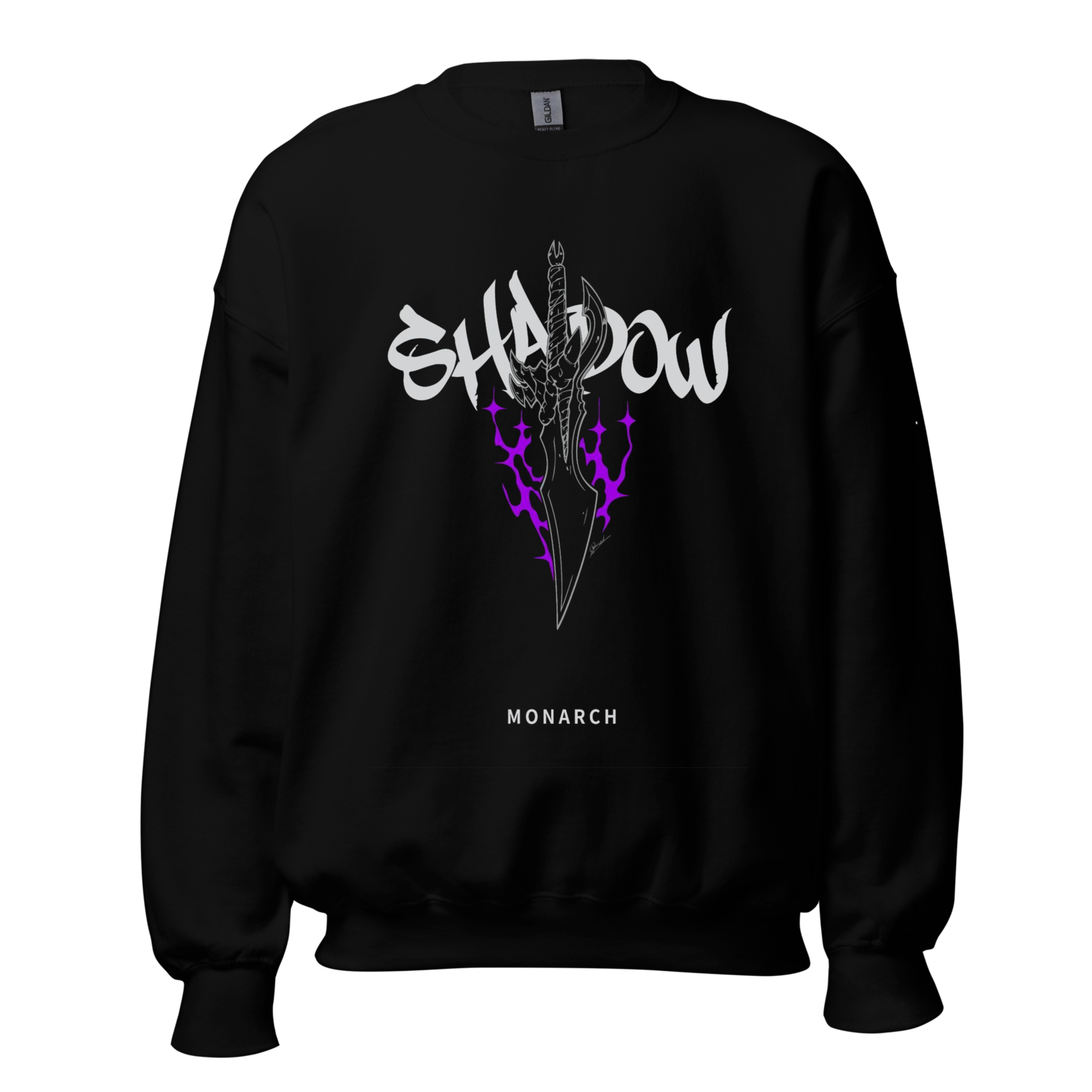 Solo Leveling Shadow Monarch Sweatshirt - Black Crewneck with Sung Jin-Woo
